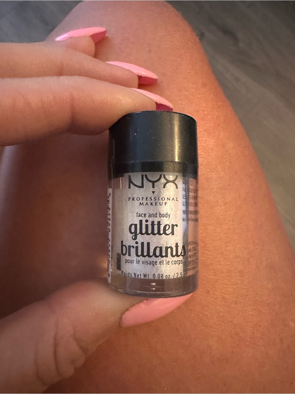 NYX Face & Body Glitter - Silver